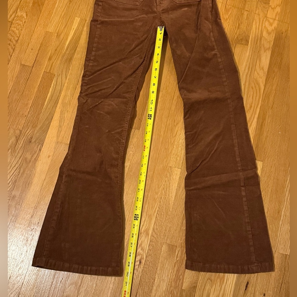 Gap Brown High Rise Corduroy '70s Flare Pants (Size 25) - Picture 9 of 11